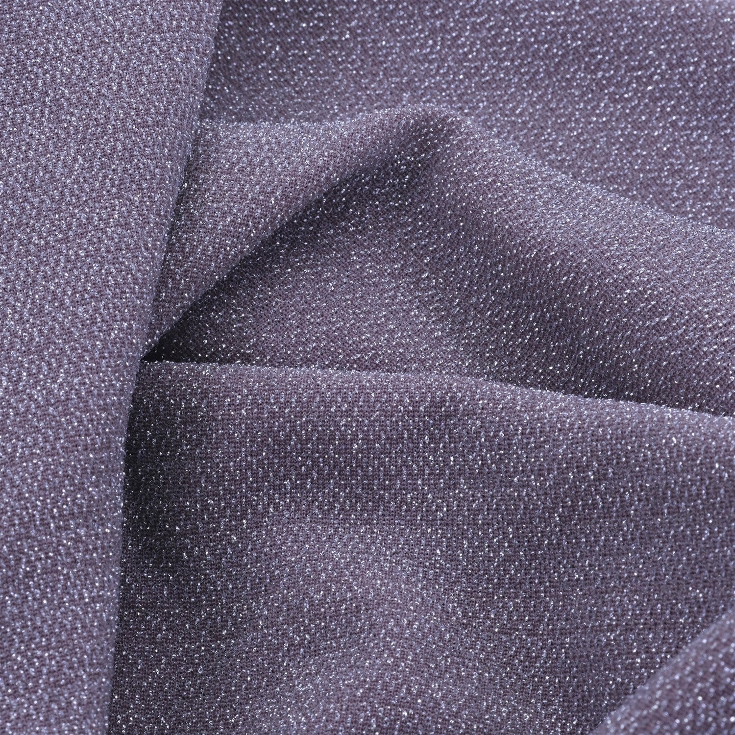 Işıltılı Parlak Simli Esnek Örgü Kumaş