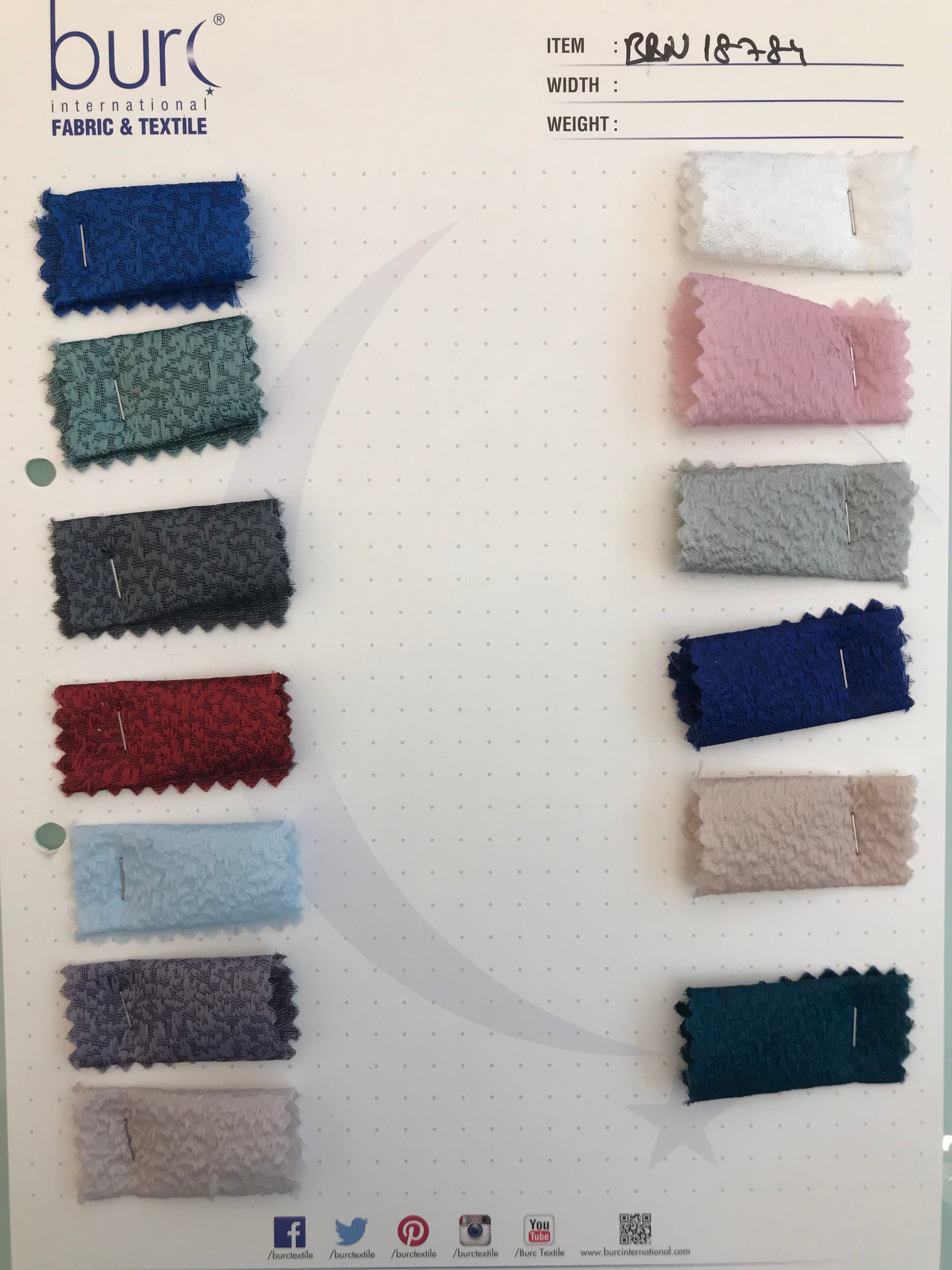 Çift Taraflı Sert Dokulu Jakarlı Dokuma Kumaş