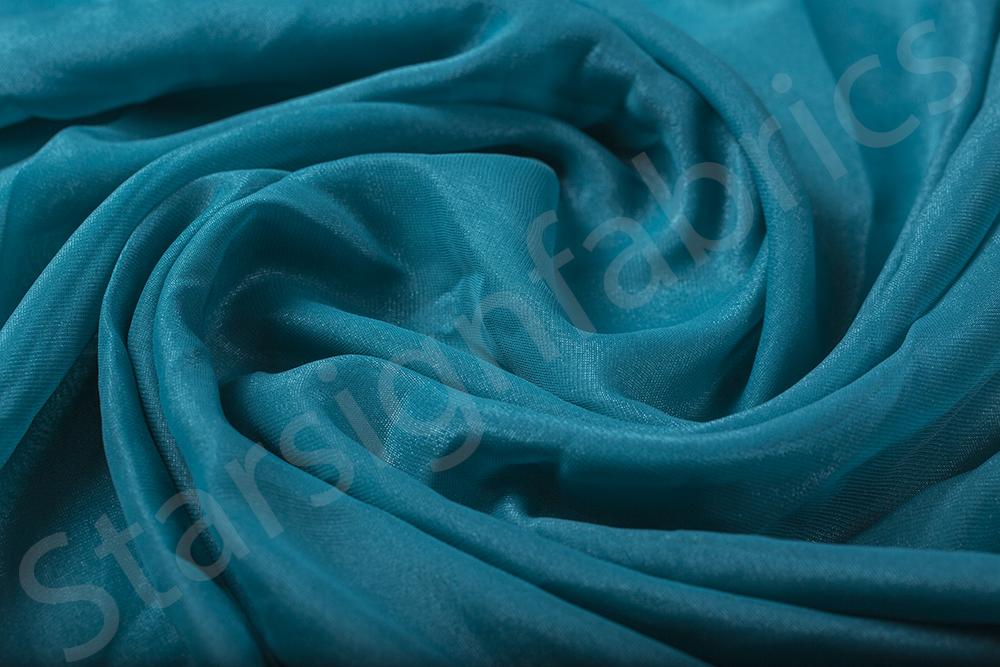 Simli Düz Dokuma Şifon Kumaş