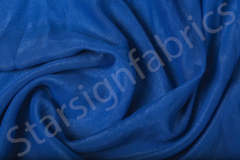 Simli Düz Dokuma Şifon Kumaş