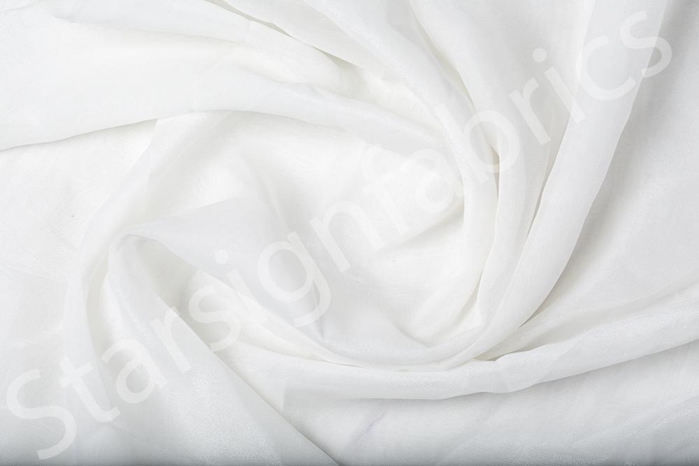 Simli Düz Dokuma Şifon Kumaş