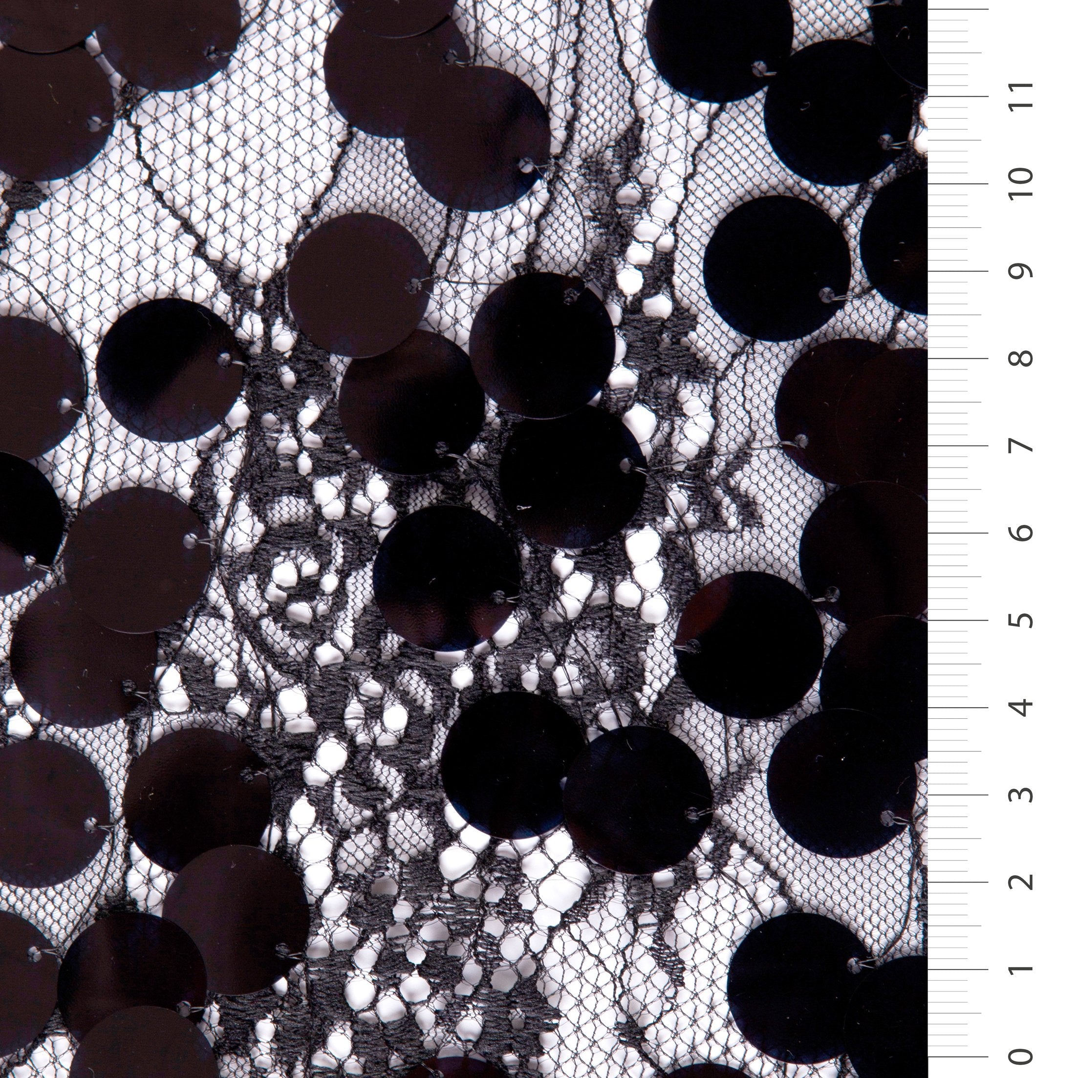 Büyük Boy Hologram Payet İşlemeli Dantel Kumaş