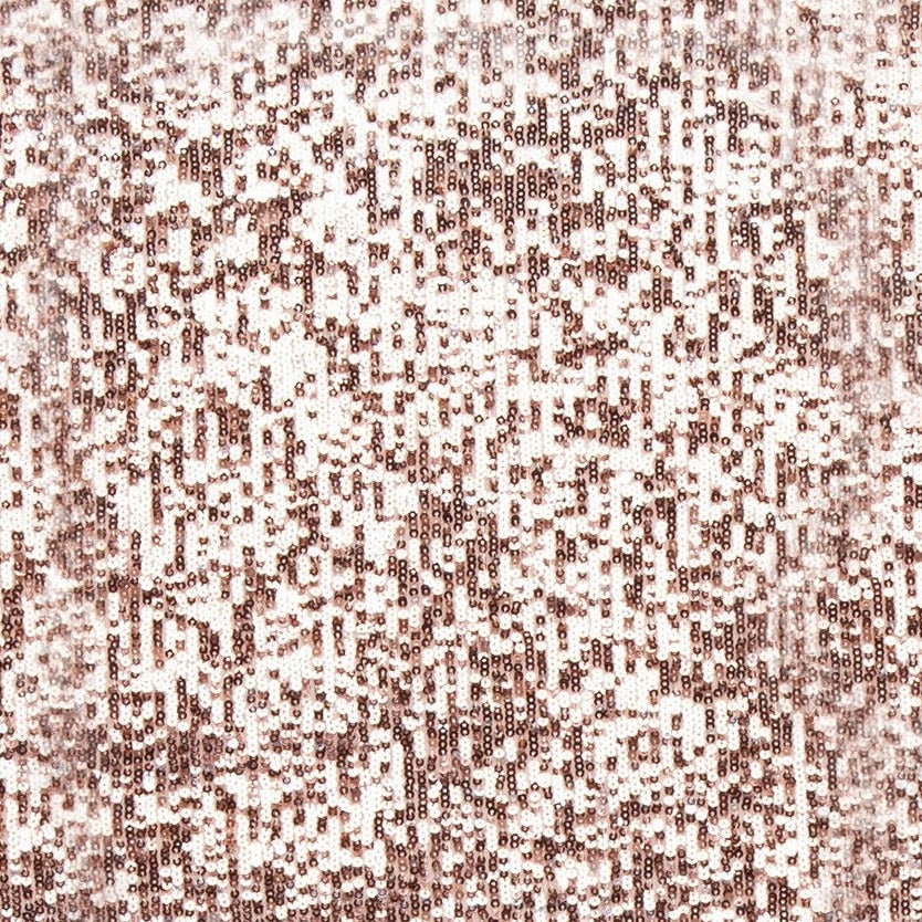 Altın Esnek Payet Nakışlı Ombre Kumaş | Burç Kumaş