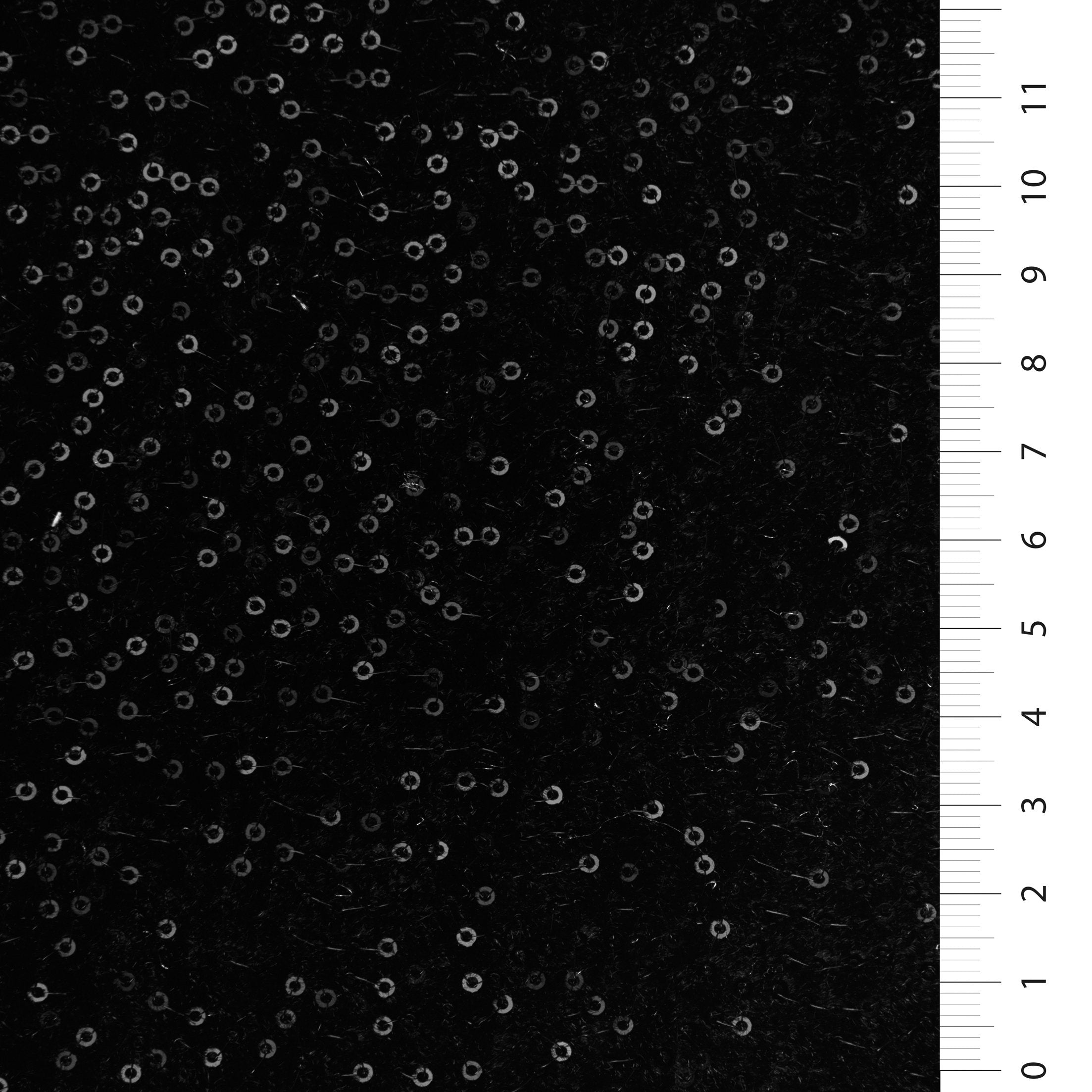 Tek Renk Kadife Tasarım Pul Nakışlı Örme Kumaş