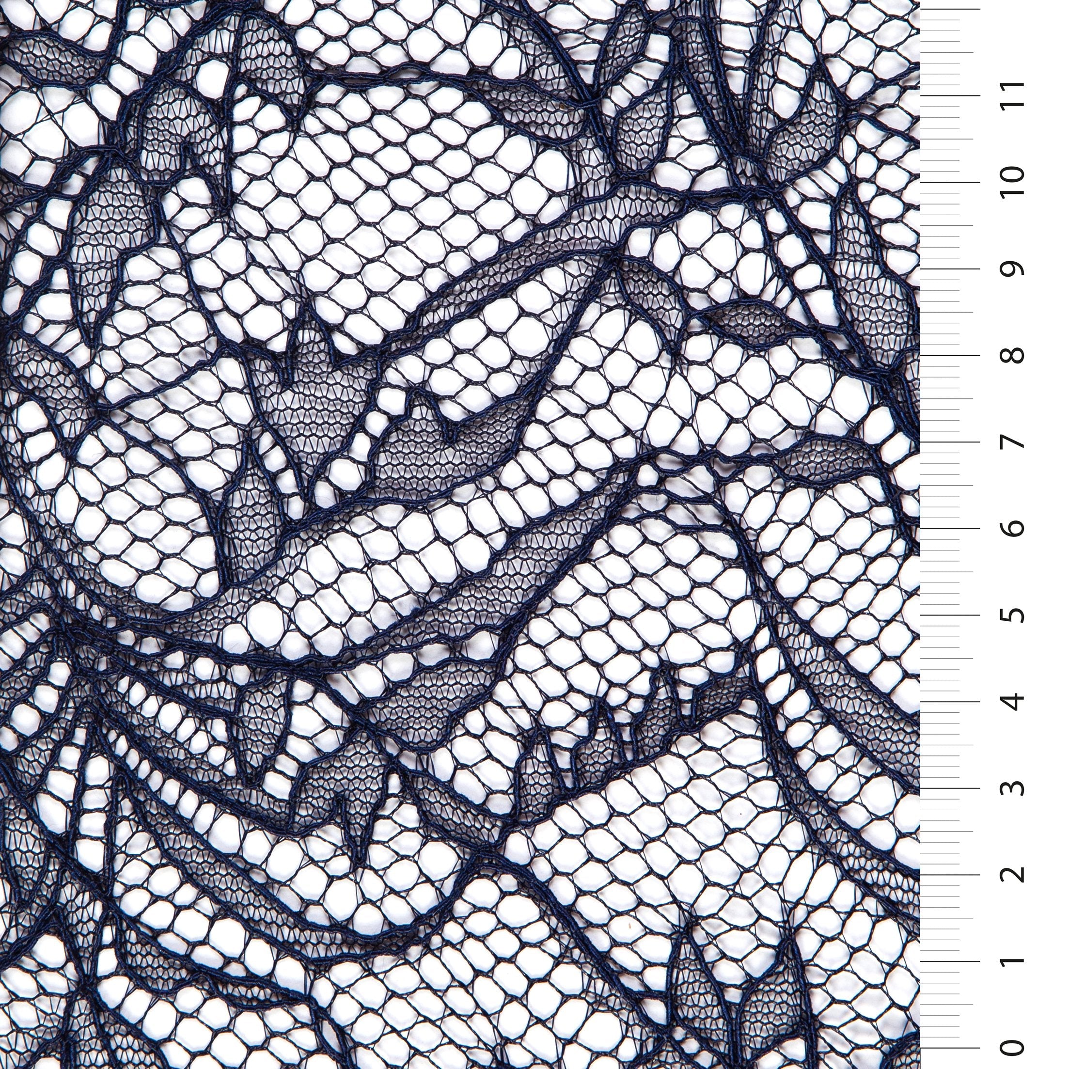 Çiçek Tasarımlı Kaliteli Yumuşak Kordlu Dantel Kumaş