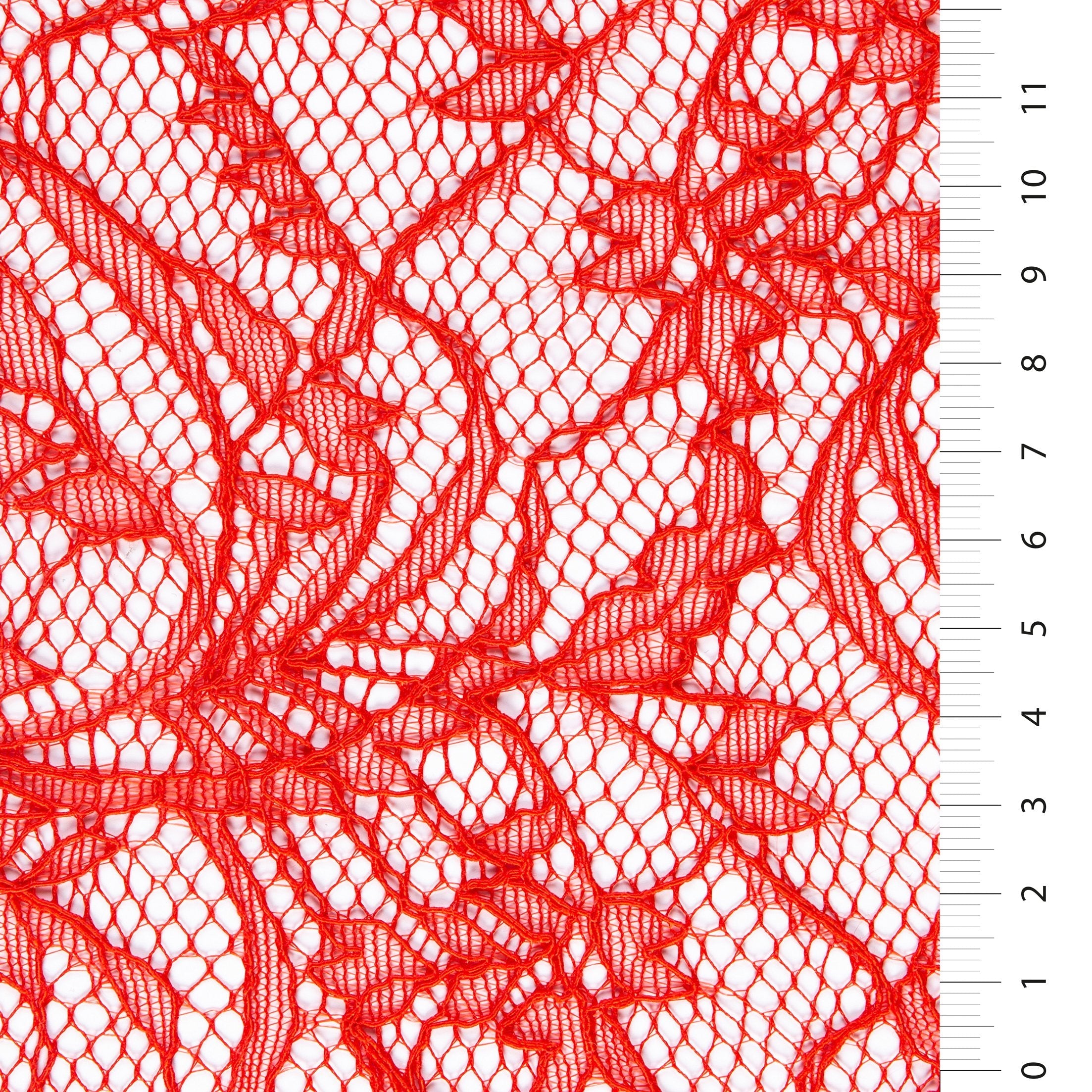 Çiçek Tasarımlı Kaliteli Yumuşak Kordlu Dantel Kumaş