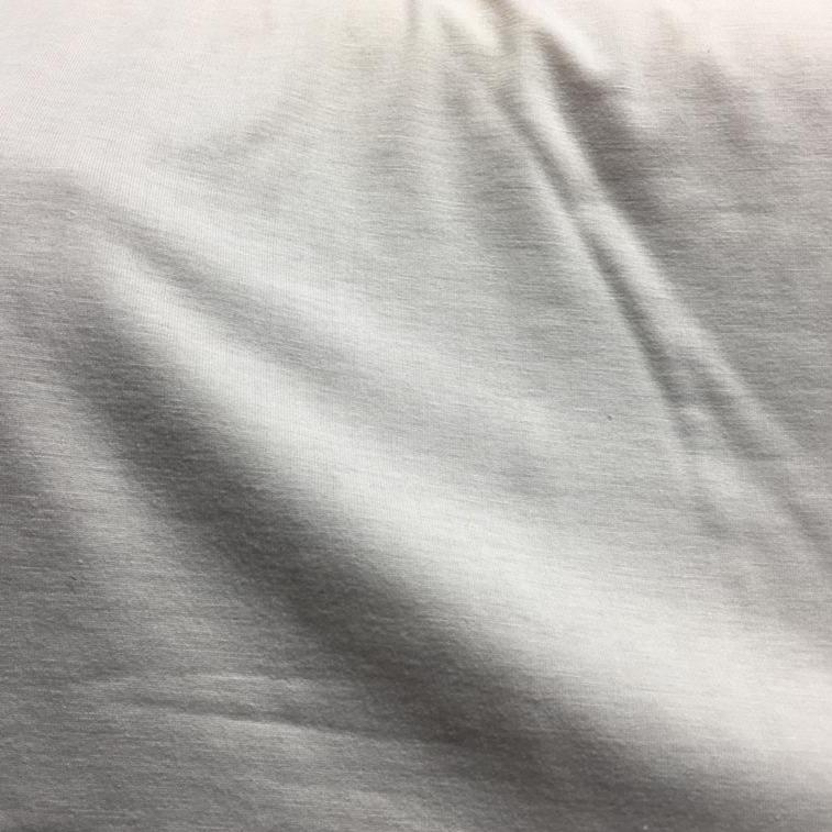 Krem Düz Doğal Rayon Lifli Örme Jarse Kumaş | Burç Kumaş