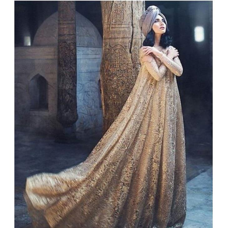 Parlak Nakışlı Elbise | Burç Kumaş