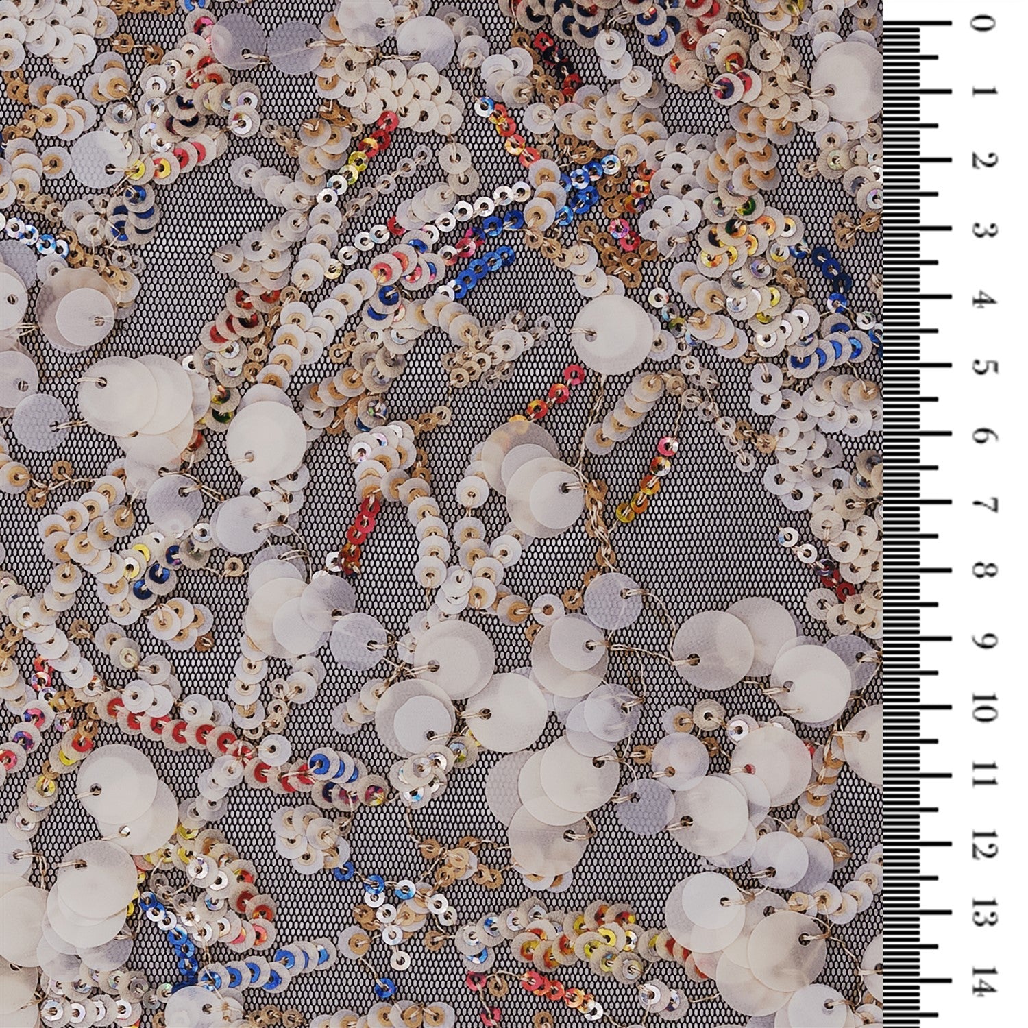 Payet İşlemeli Dantel Kumaş