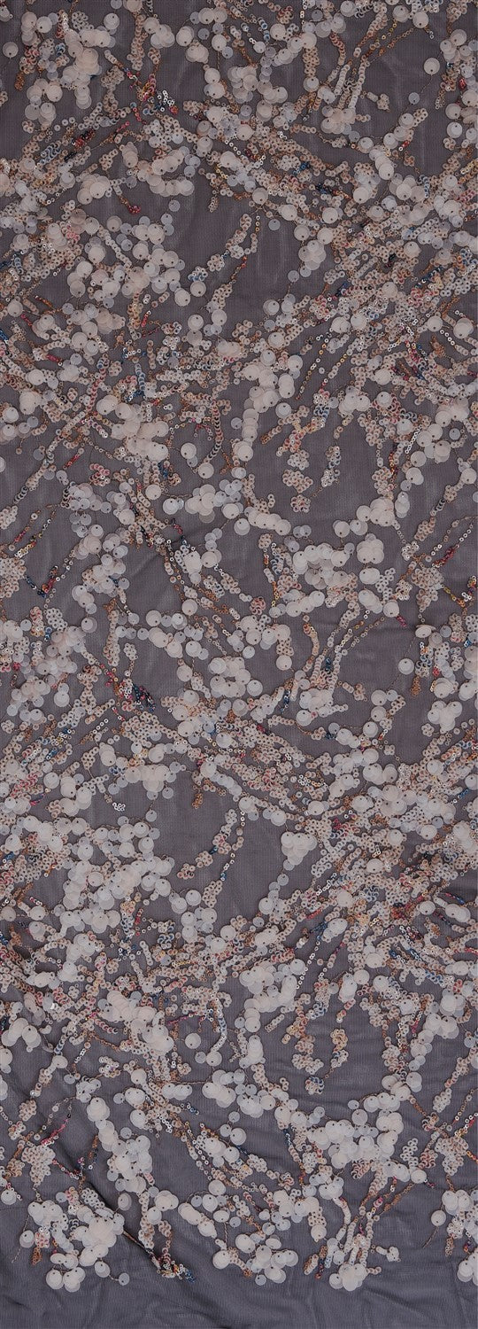 Payet İşlemeli Dantel Kumaş