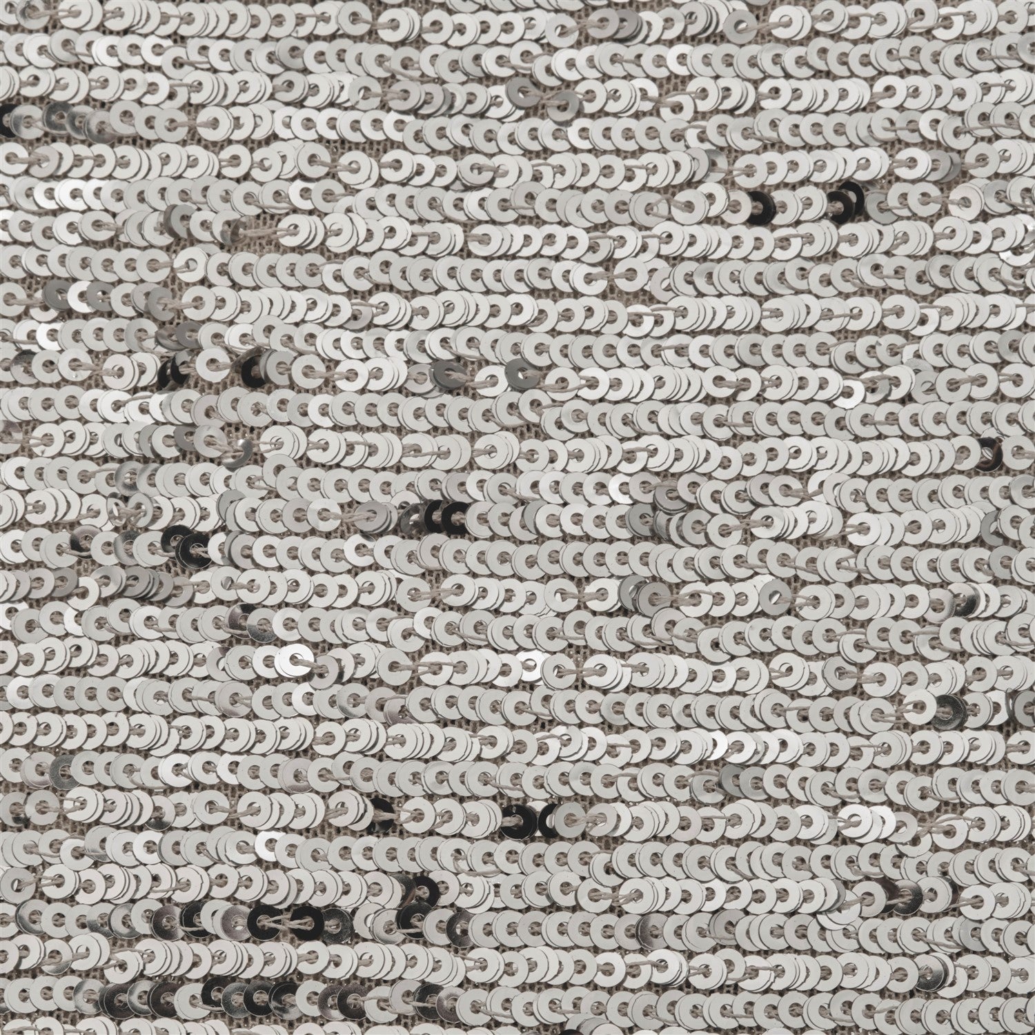 Parlak Çizgili 4mm Çift Pul Nakışlı Esnek Kumaş