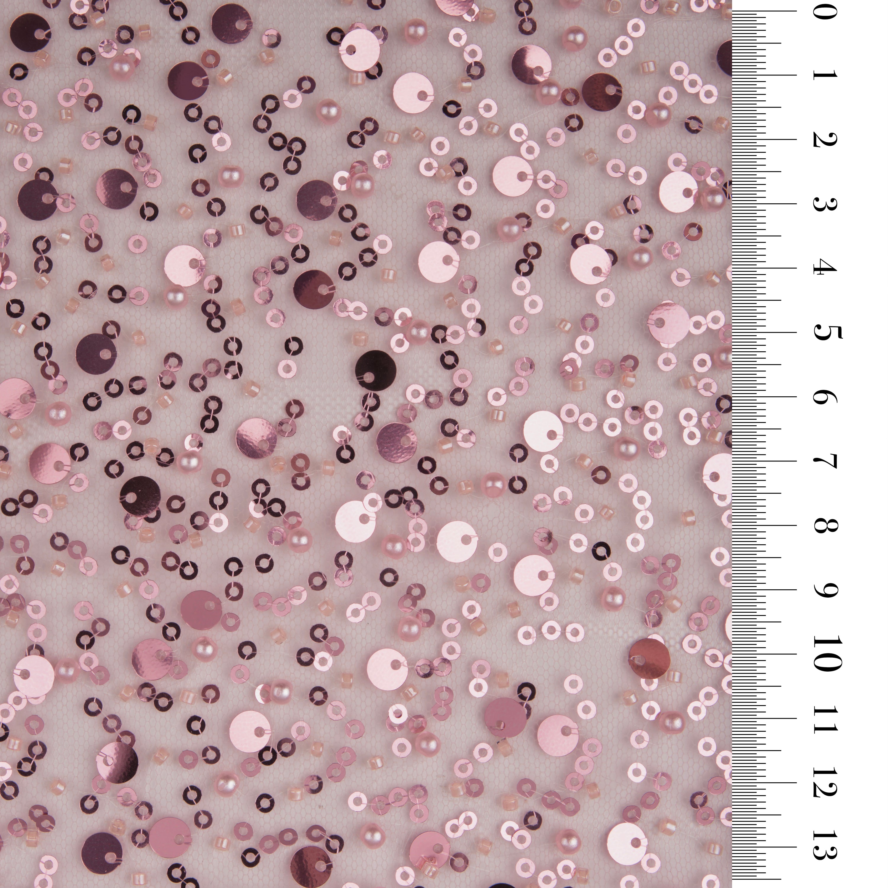 BL-001A YOĞUN PAYETLİ İNCİ VE KESME BONCUKLU KUMAŞ