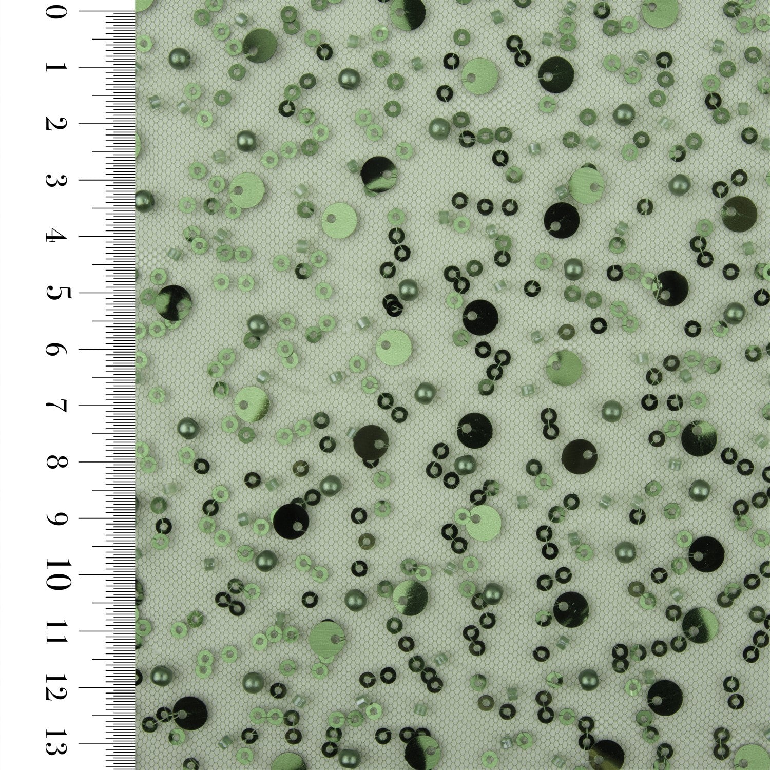 BL-001A YOĞUN PAYETLİ İNCİ VE KESME BONCUKLU KUMAŞ