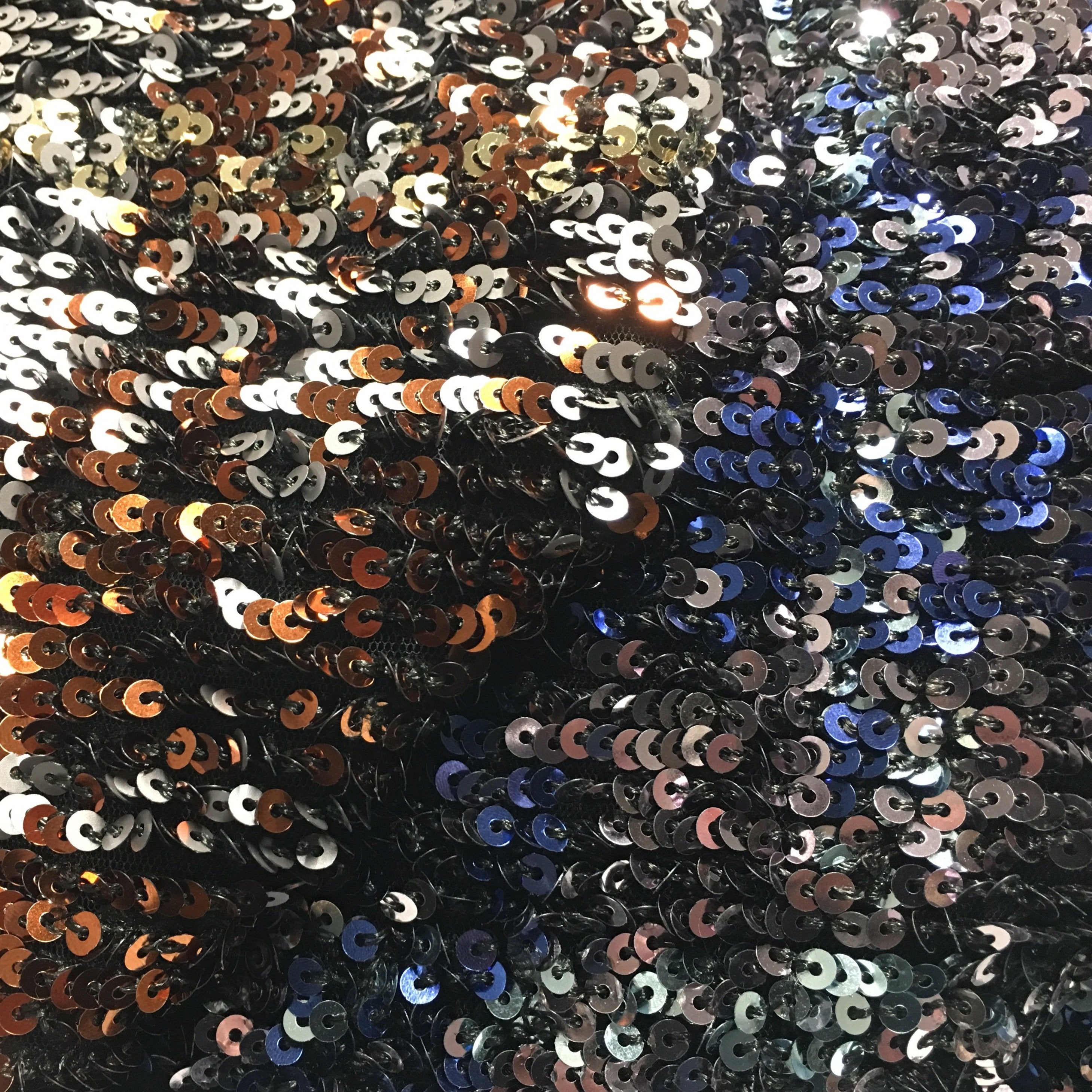 Yeni Tasarım Her Tarafı Renkli Pul İşlemeli Kumaş | Burç Kumaş