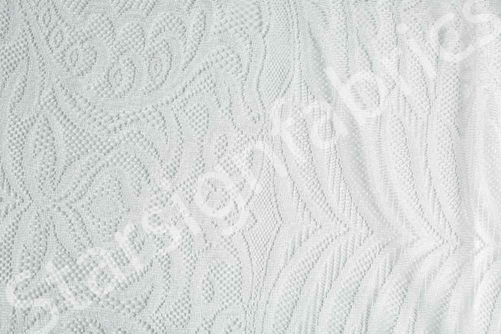 Beyaz Dantel Kumaş Gelinlik Parti Giyim Tasarımı | Burç Kumaş