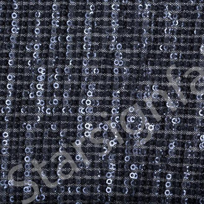 Edinburgh Stili Tamamı Pileli Payet İşlemeli Kumaş